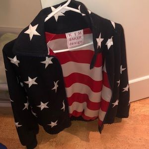 Reversible vintage bomber jacket